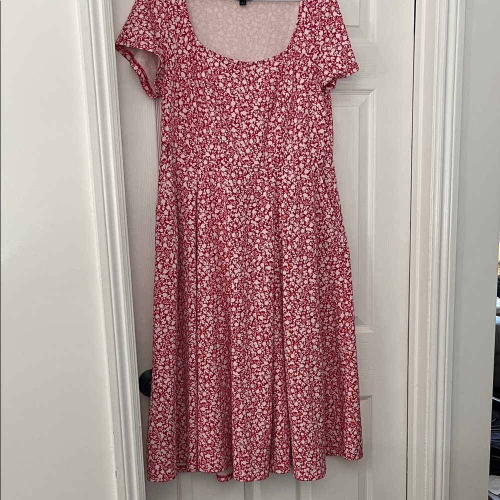 Pink and white torrid Scoop-Neck Women's Dress